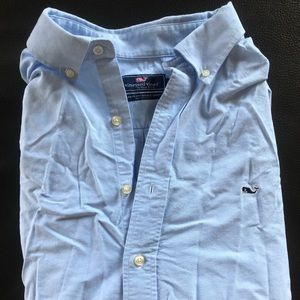 Baby Blue Vineyard Vines Long Sleeve Buttondown